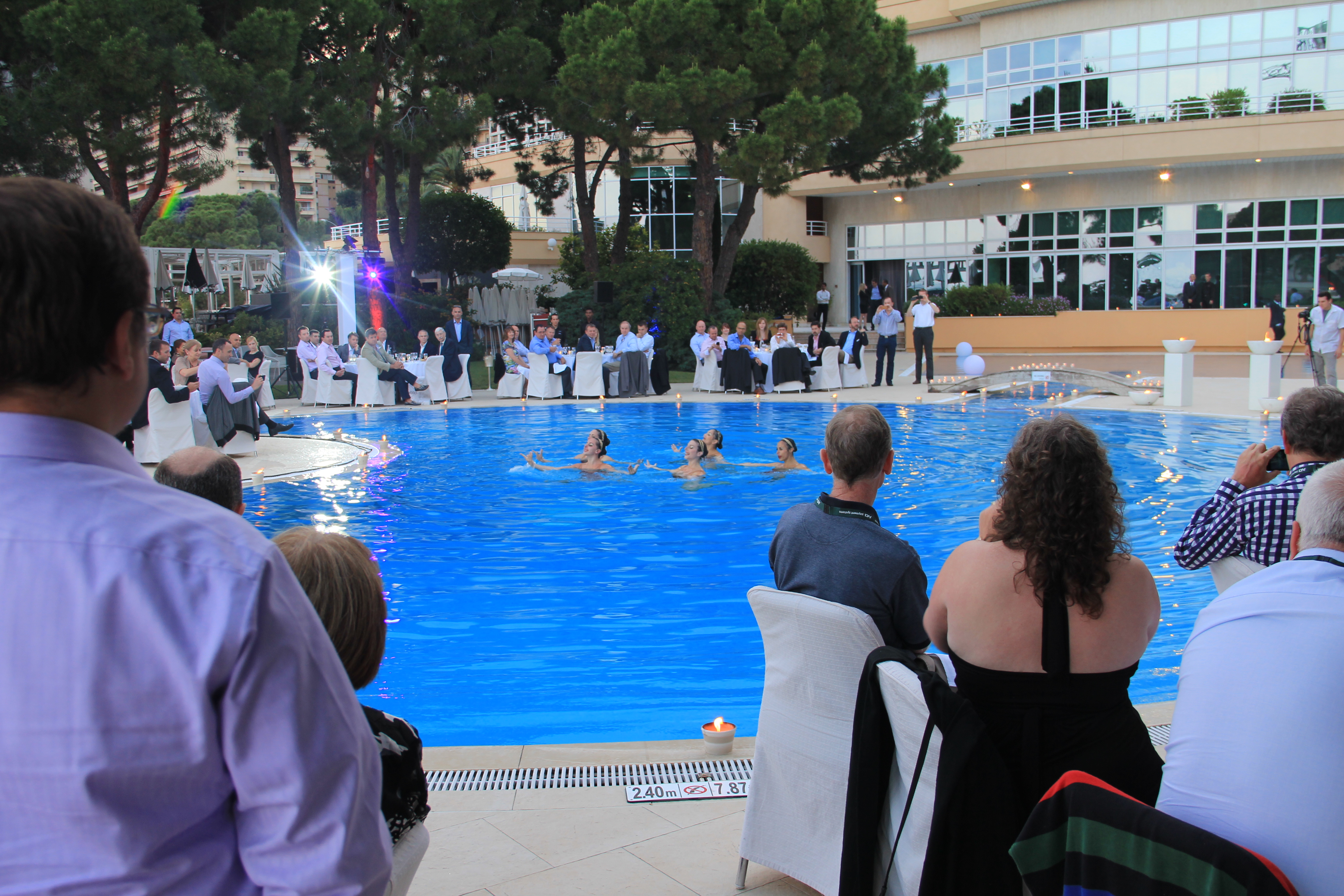 ballet aquatique au méridien monte-carlo