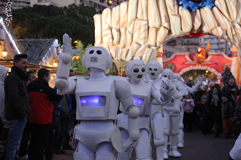 port de monaco, port de monte-carlo, space walkers, fin d'année, événement, danseurs, future